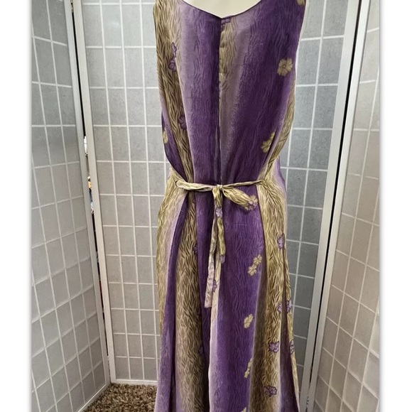 Esmeralda,dress,set,parties/cocktail,long, purple/gold,dress/light coat,size3X.: - Picture 6 of 12